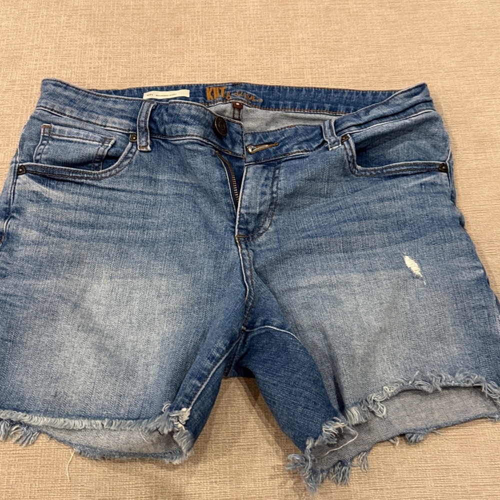 Kut from the Kloth Blue Jean Shorts